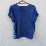 Indigo Dyed Shibori T-Shirt