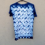 Indigo Dyed Shibori T-Shirt