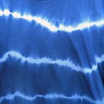 Indigo Dyed Shibori T-Shirt