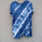 Indigo Dyed Shibori T-Shirt