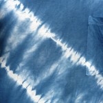 Indigo Dyed Shibori T-Shirt