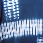 Indigo Dyed Shibori T-Shirt