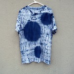 Indigo Dyed Shibori T-Shirt