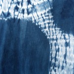 Indigo Dyed Shibori T-Shirt