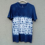 Indigo Dyed Shibori T-Shirt