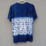 Indigo Dyed Shibori T-Shirt