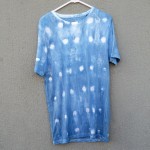 Indigo Dyed Shibori T-Shirt