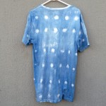 Indigo Dyed Shibori T-Shirt