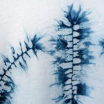 Indigo Dyed Shibori T-Shirt