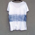 Indigo Dyed Shibori T-Shirt