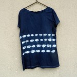 Indigo Dyed Shibori T-Shirt