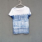 Indigo Dyed Shibori T-Shirt