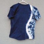 Indigo Dyed Shibori T-Shirt