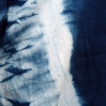 Indigo Dyed Shibori T-Shirt