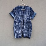 Indigo Dyed Shibori T-Shirt