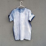 Indigo Dyed Shibori T-Shirt