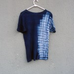 Indigo Dyed Shibori T-Shirt