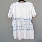 Indigo Dyed Shibori T-Shirt