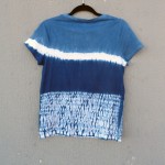 Indigo Dyed Shibori T-Shirt