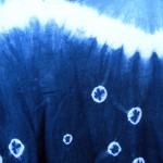 Indigo Dyed Shibori T-Shirt