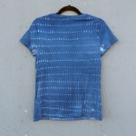 Indigo Dyed Shibori T-Shirt