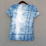 Indigo Dyed Shibori T-Shirt