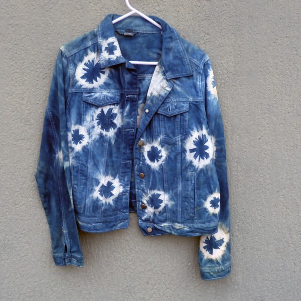 Indigo Hand Dyed Shibori Jacket 8