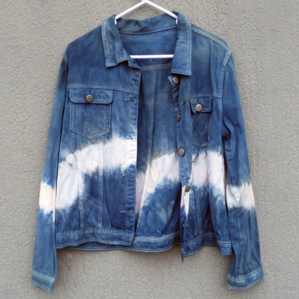 Indigo Hand Dyed Shibori Jacket 10