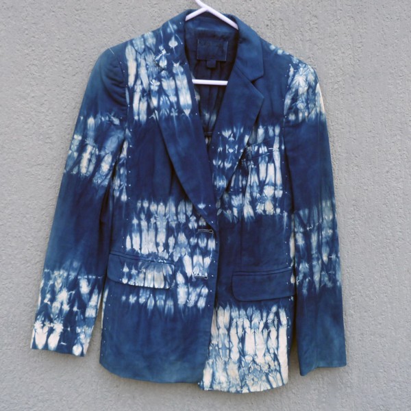 Indigo Dyed Shibori Blazer  Jacket 11