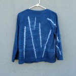 Katies Indigo Dyed Shibori Linen Jacket