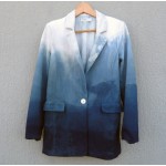 The fated brand Indigo Dyed Shibori Jacket