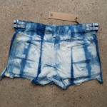 Indigo Dyed Shibori Denim Shorts11