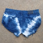 Indigo Dyed Shibori Denim Shorts12