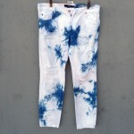 Indigo Dyed Shibori Pair of Jeans 3