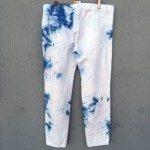 Indigo Dyed Shibori Pair of Jeans 3