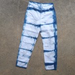 Indigo Dyed Shibori Pair of Jeans 9