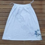 Long Skirt Size L Organic Cotton Indigo Dyed Shibori 09