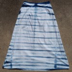 Long Skirt Size S Organic Cotton Indigo Dyed Shibori 13