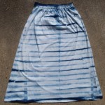 Long Skirt Size S Organic Cotton Indigo Dyed Shibori 13