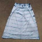 Long Skirt Size M Organic Cotton Indigo Dyed Shibori 16