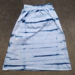 Long Skirt Size M Organic Cotton Indigo Dyed Shibori 17