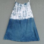 Long Skirt Size S Organic Cotton Indigo Dyed Shibori 26