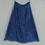 Long Skirt Size M Organic Cotton Indigo Dyed Shibori 29