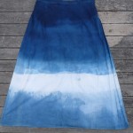 Long Skirt Size M Organic Cotton Indigo Dyed Shibori 41