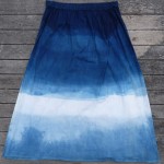 Long Skirt Size M Organic Cotton Indigo Dyed Shibori 41