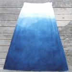 Long Skirt Size S Organic Cotton Indigo Dyed Shibori 47