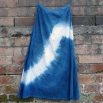 Long Skirt Size S Organic Cotton Indigo Dyed Shibori 51