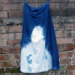 Long Skirt Size M Organic Cotton Indigo Dyed Shibori 55