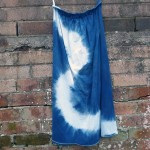 Long Skirt Size M Organic Cotton Indigo Dyed Shibori 56