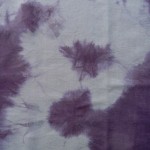 Alkanet Dyed Shibori Indian Silk Scarf Large